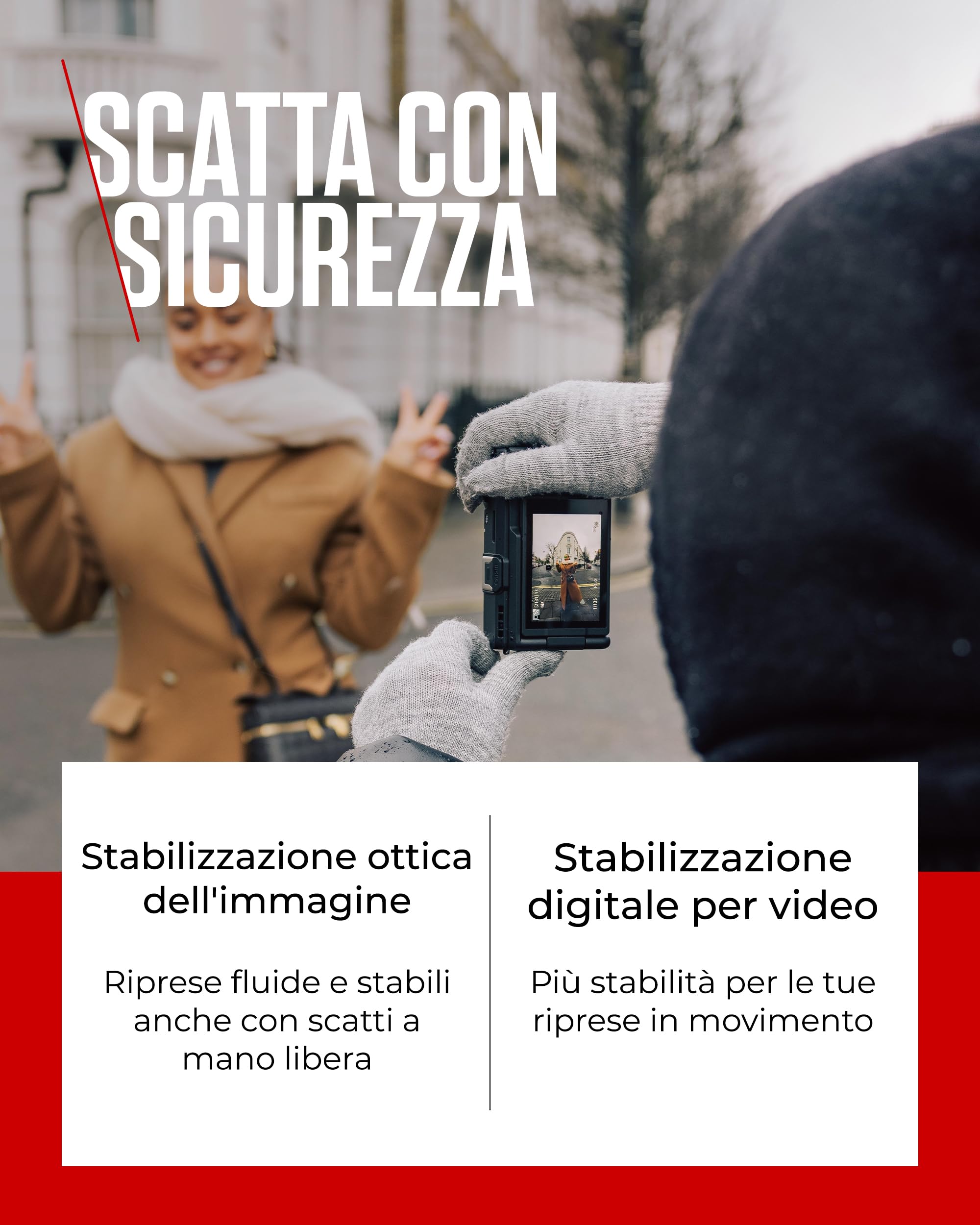 Canon PowerShot V1 – Fotocamera Digitale per Vlogging con Obiettivo Ultra-Grandangolare f/2.8 | Attrezzatura per Content Creator, Vlog e Viaggi | Connessione USB e Wi-Fi