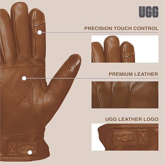 UGGレザーグローブ 楽天市場】アグ 手袋 UGG メンズ スマホ対応 WHIPSTITCH