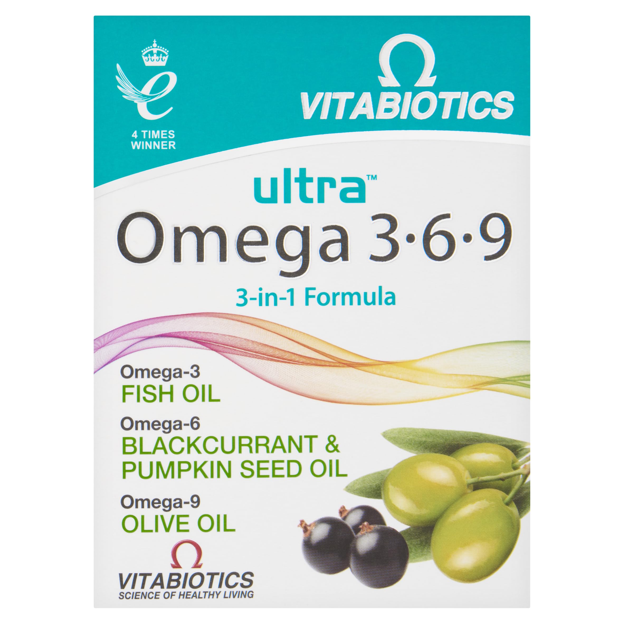 Vitabiotics UltraOmega 3-6-9 3-in-1 Formula Capsules