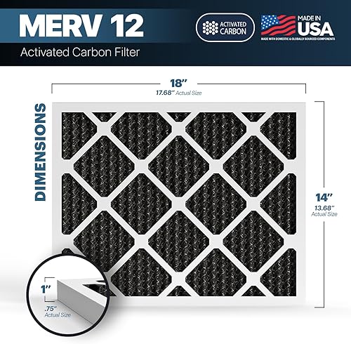 Miniatura 377 de BNX TruFilter MERV 13 - Filtro de aire para horno de CA de 20 x 20 x 1 pulgadas (paquete de 4) - Fabricado en Estados Unidos - Filtros de aire