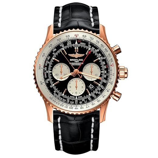 Breitling Limited Edition 18ct Rose Gold Navitimer 1 B03 Chronograph Rattrapante 45 RB031121/BG11