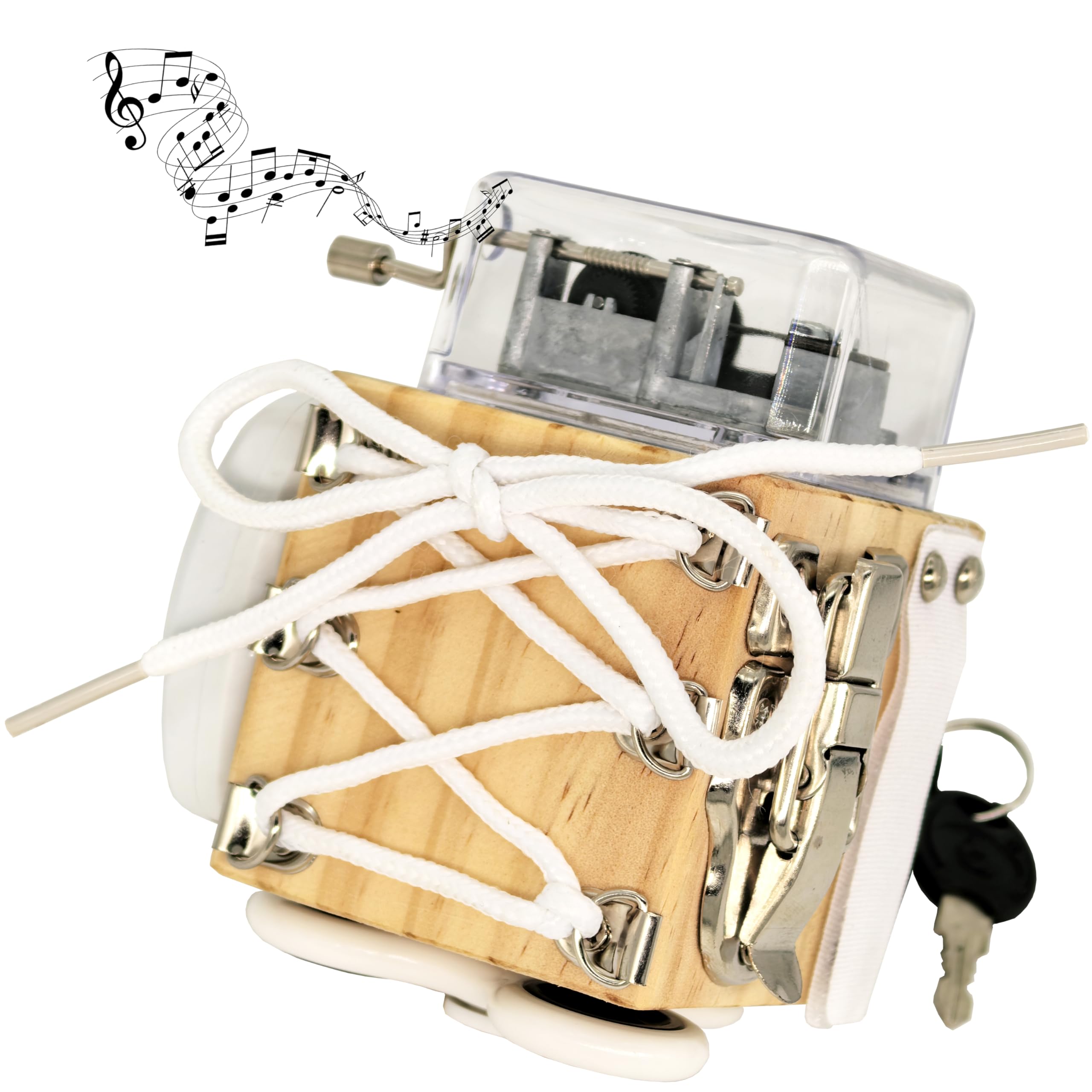 Busy Boxes for Dementia Patients, Fidget Boards for Adults with Dementia, Busy Cube Sensory Toys for Elderly, Alzheimers Activities & Therapeutic Gifts Crafts Gadgets for Seniors with Stroke (Large)