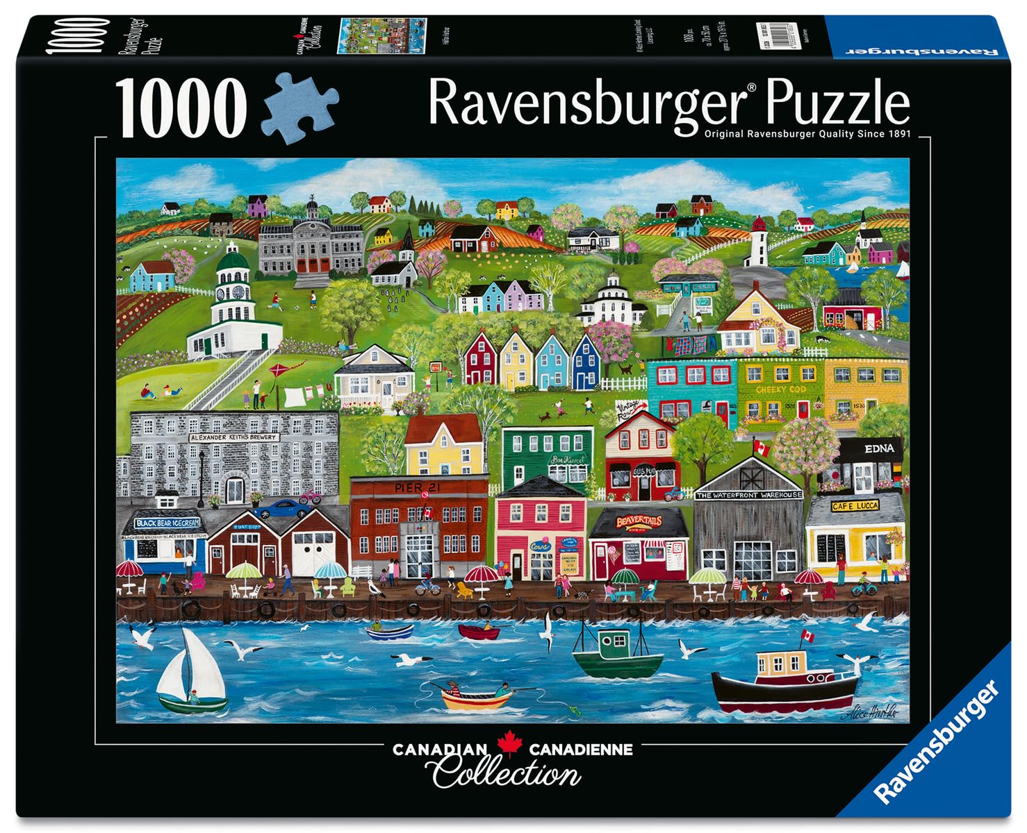 Ravensburger Halifax Harbour 1000 Piece Puzzle for Adults - 3