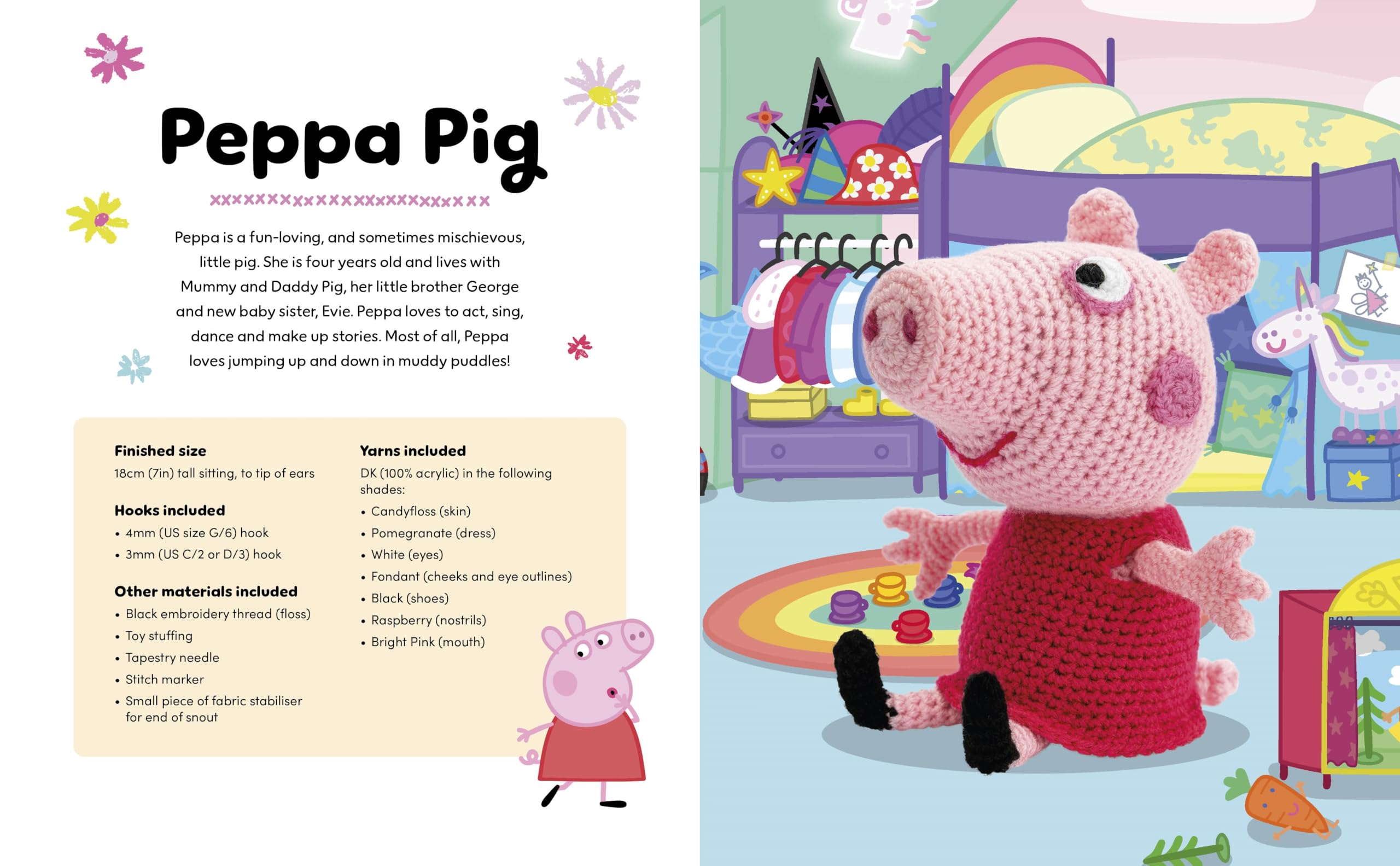 Peppa Pig Kit Scrapbooking 51 Pièces – Carnet, Tampons, Autocollants, Stylos Gel, Paillettes – Loisir Créatif Enfant Dès 4 Ans