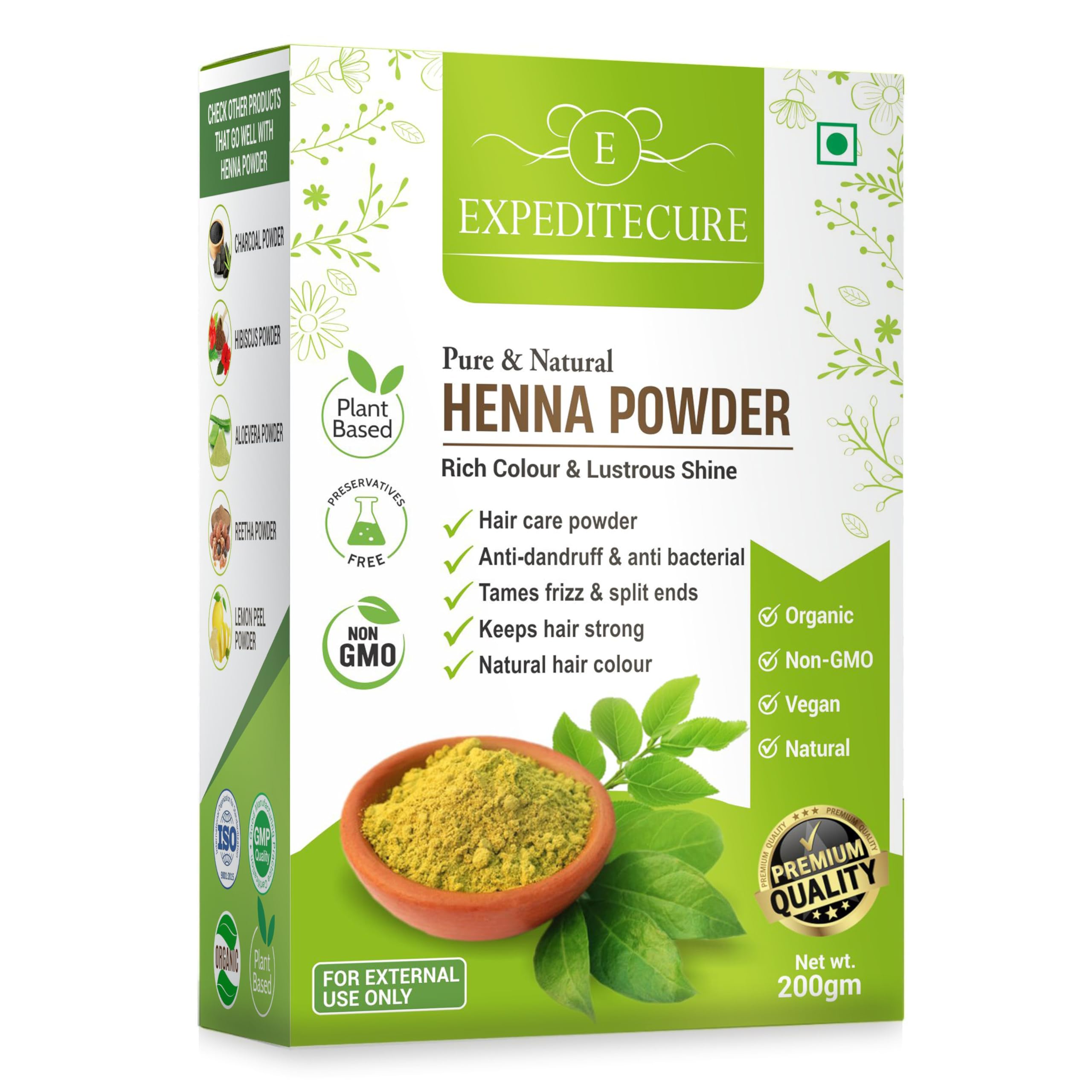 EXPEDITECURE Natural Henna powder for hair (200 g)-picture-12