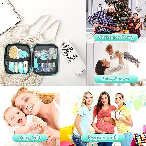 Miniatura 7 de Kit 23 en 1 para cuidado de la salud y aseo del bebé, juego de cuidado de seguridad infantil, kit de guardería con pasador de cólico de gas,