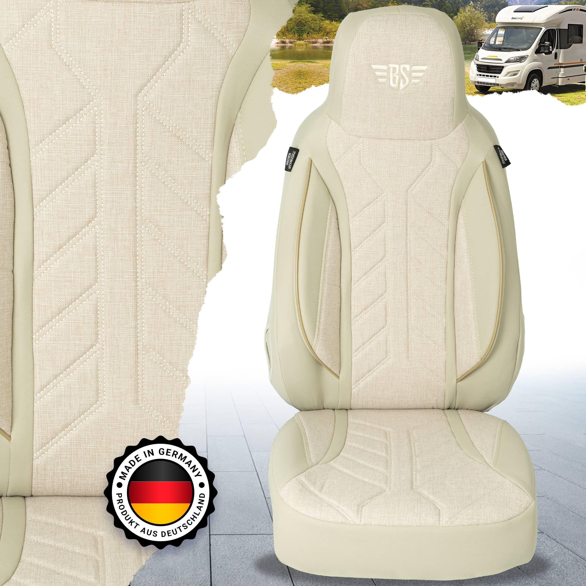 BREMER SITZBEZÜGE Fundas Protectoras para Caravana La Marca Ducato Jumper Boxer PLKT205
