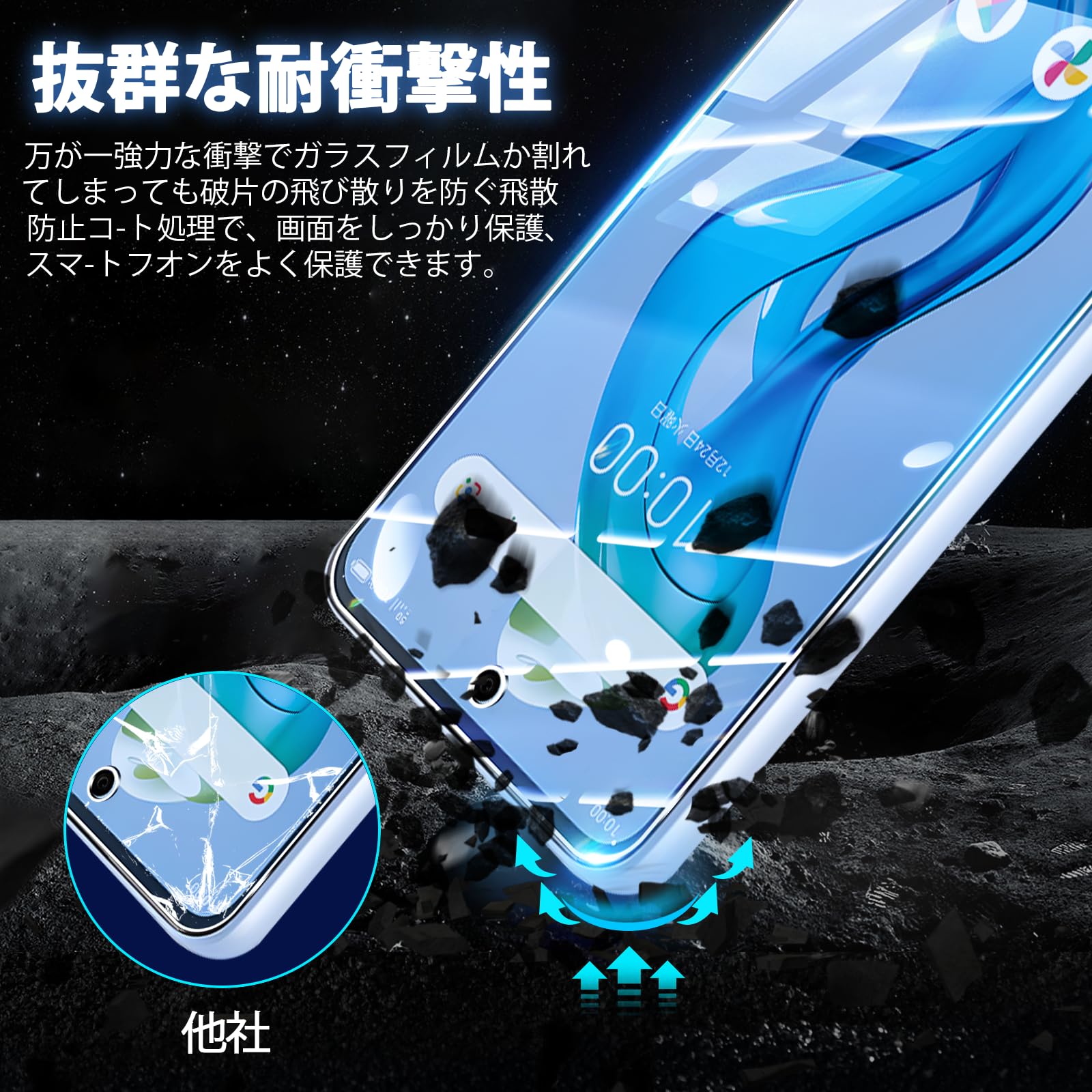 Amazon | 【ブルーライトカット 93%】iCarez 対応 ZTE nubia S 5G