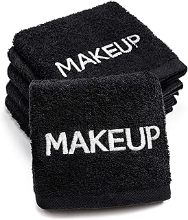 Kaufman â€“ 100% Cotton Makeup Remover Face Towel 6-Pack â€“ 13in x 13in â€“ Reusable Facial Cleansing Ultra Soft and Absorbent Makeup Washcloths