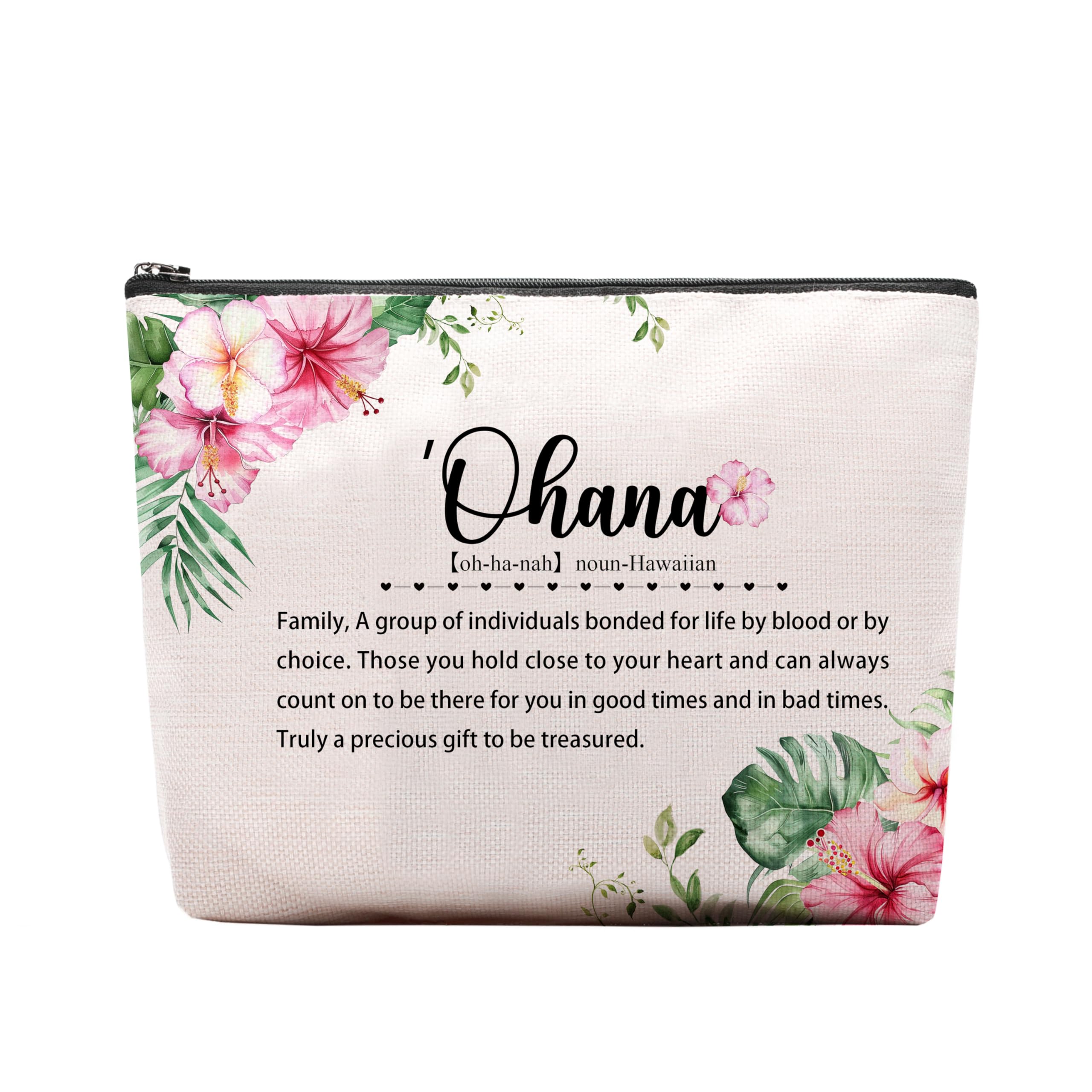 CEASQVAA Hawaiian Travel Souvenirs Gifts for Women - Makeup Bag Cosmetic Bag for Hawaii Trip, City Themed Travel Essentials Bag Pouch