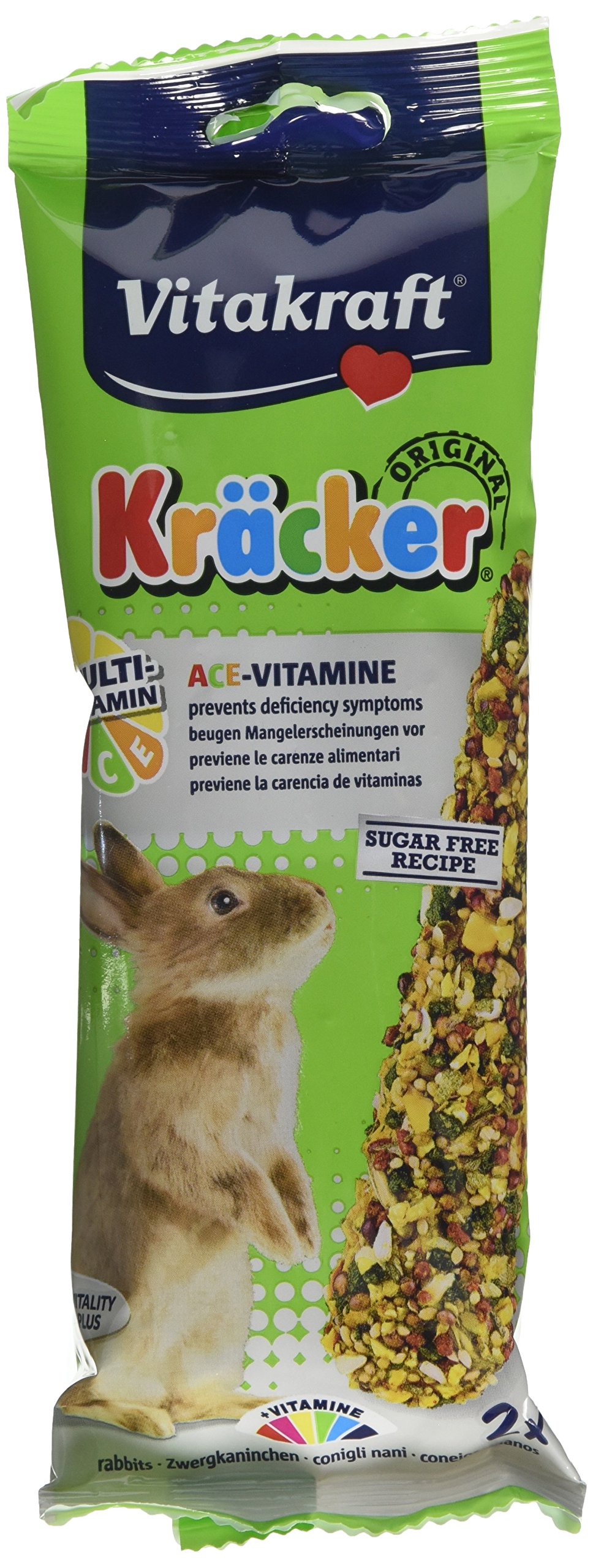 Vitakraft Kracker Rabbit Small Animal Food Multivitamin, Pack of 5