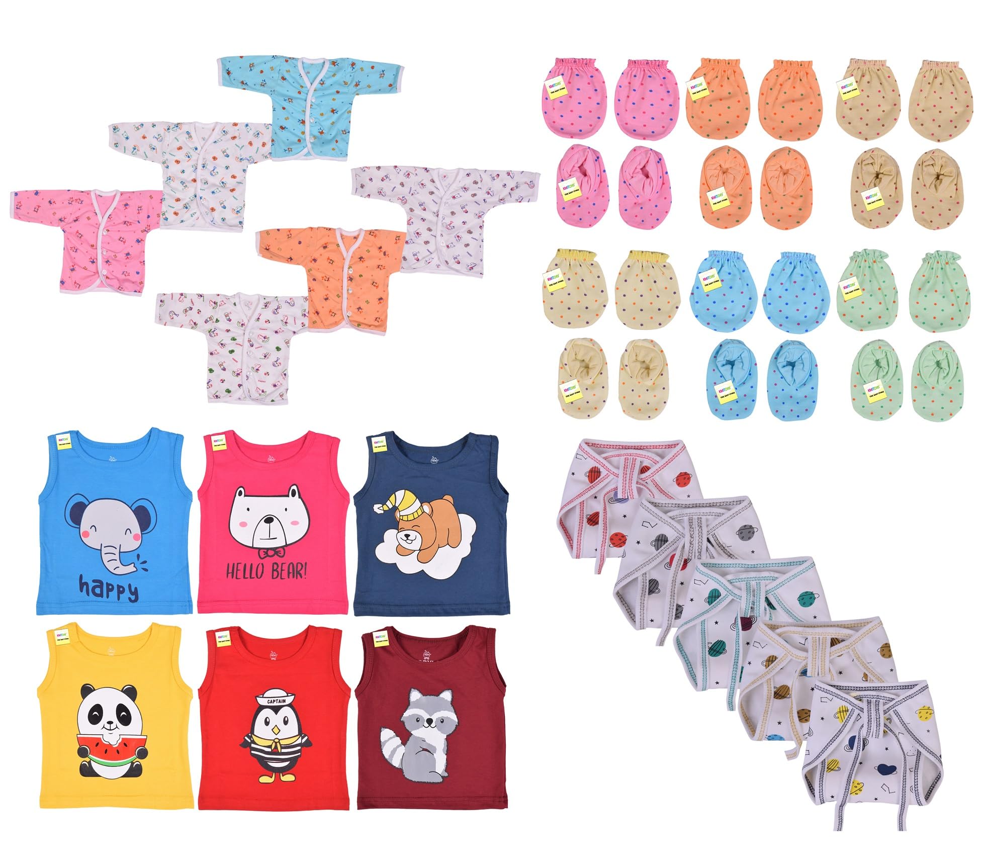 Kwitchy 29 in 1 New Born Baby Complete Daily Items Combo(0-6 Months) (29 in 1)