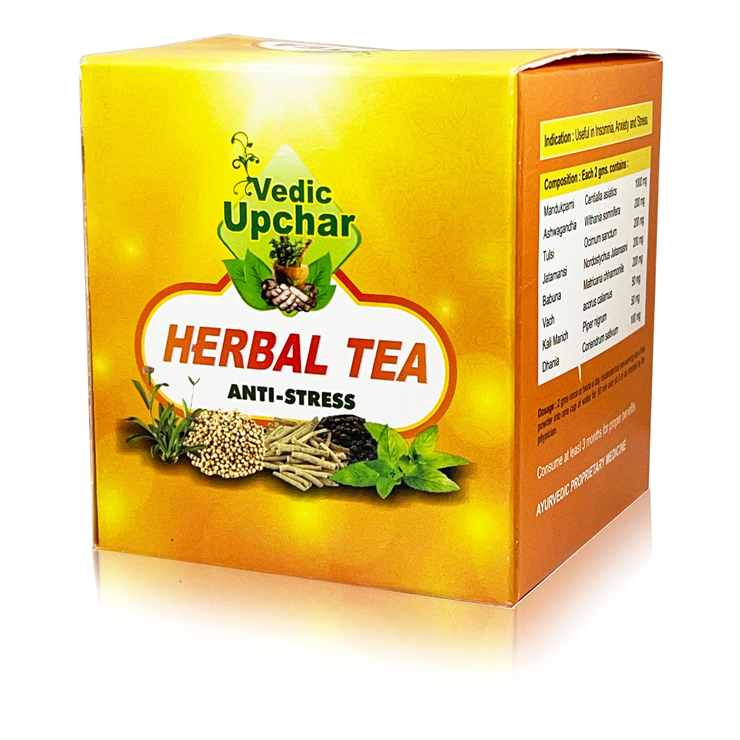 VEDIC UPCHAR Herbal Tea anti Stress (105 GM) (B0C5JN2MFT) Amazon Price History, Amazon Price Tracker