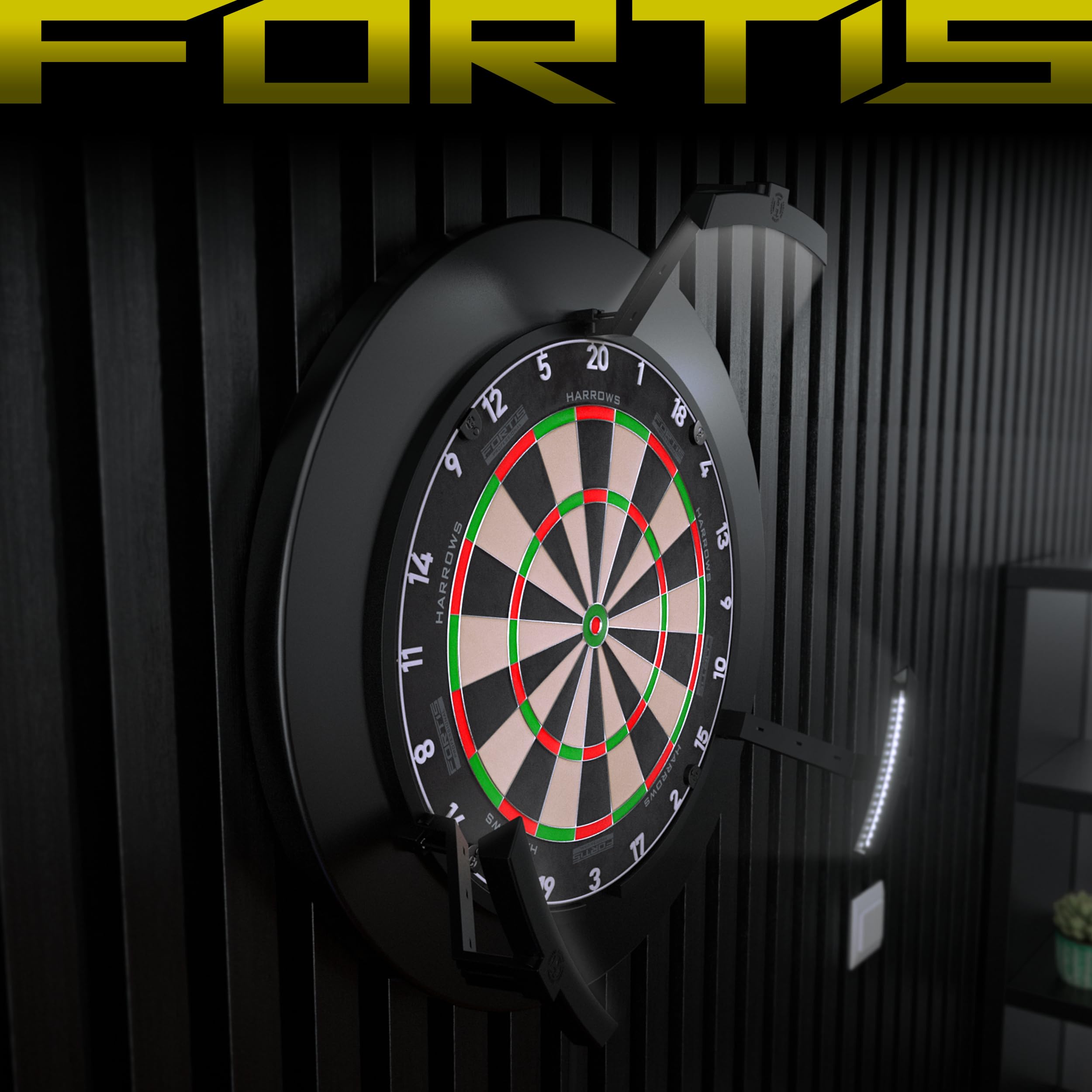 Harrows Dartscheiben I Dartscheibe in Standardgröße I Kompatibel mit Dartscheibenständer, Dartscheibenbeleuchtung und Dartscheibenschrank