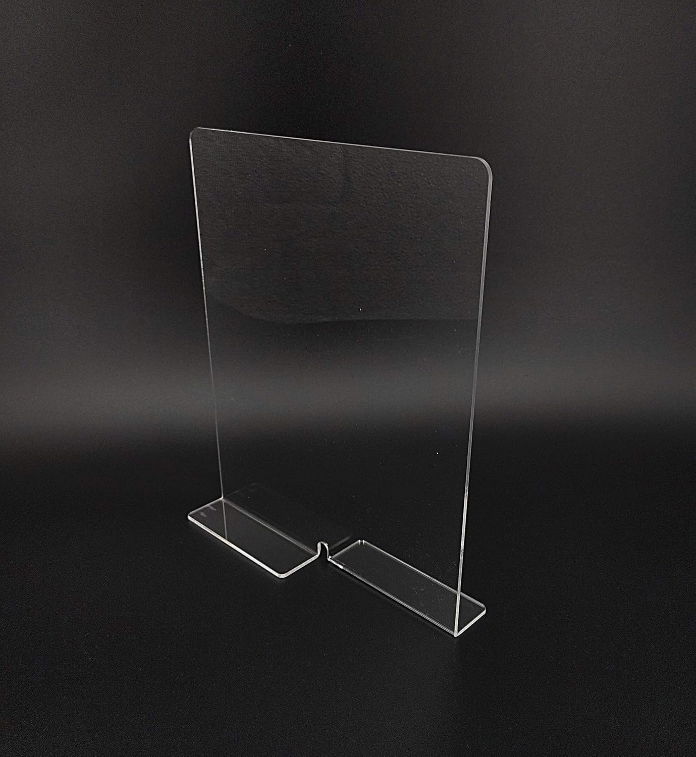 FixtureDisplays® 4PK Plexiglass Acrylic Closet Shelf Dividers for Clothes, Handbags, Purses, Books, Sweaters, Kitchen Pantry Shelve Organizers Adjustable Shelf Organizers & Storage 10082-NEW-2D