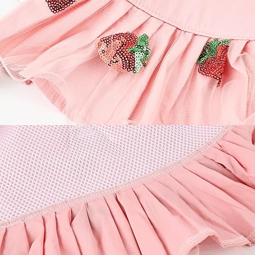 Miniatura 5 de Lindo arnés para perro, juego de correa, falda de boda, cuello enrollable, transpirable, ropa para perros y gatos pequeños y medianos, fiesta de