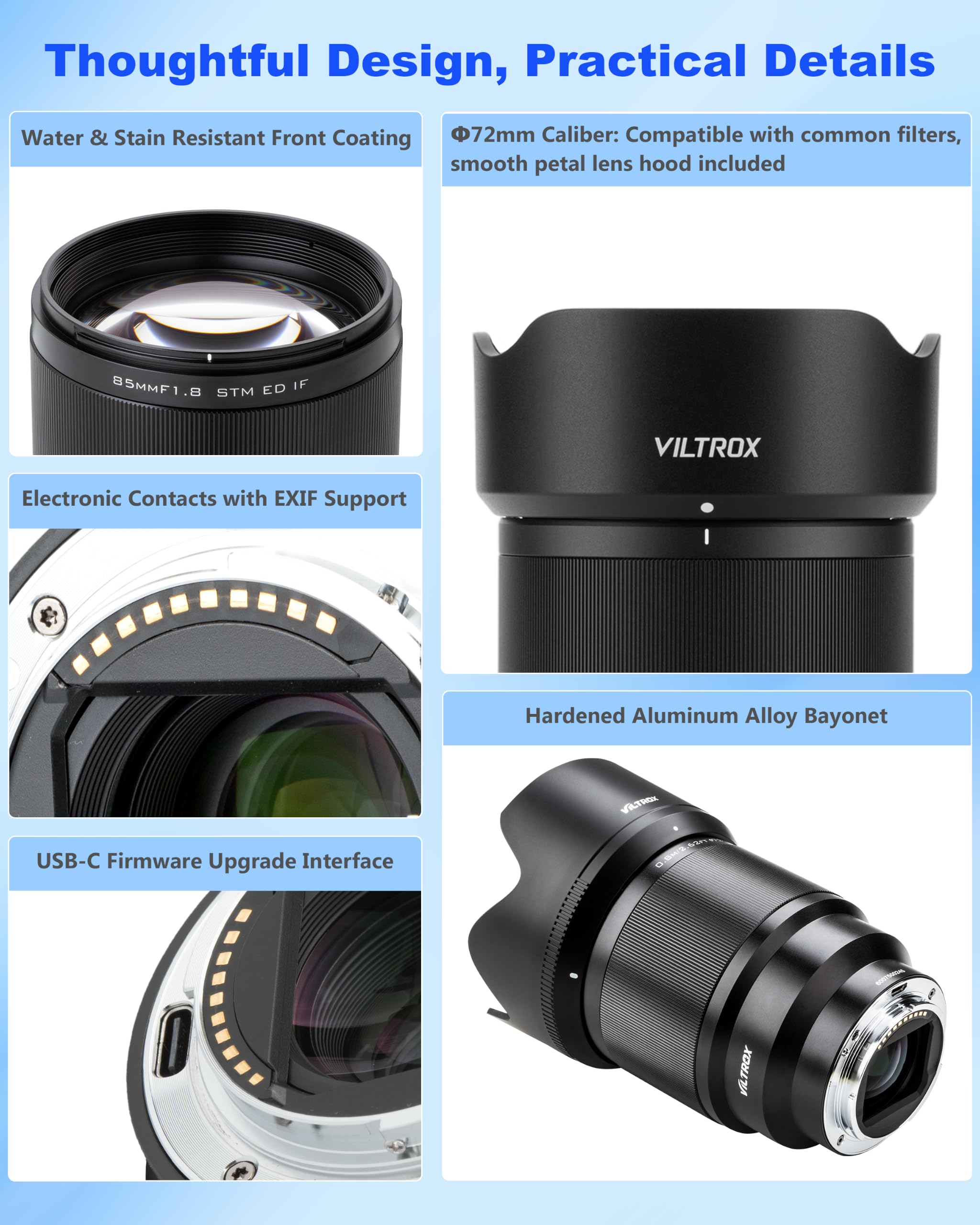 Amazon.co.jp: VILTROX AF 85mm F1.8 II STM オートフォーカス 大口径
