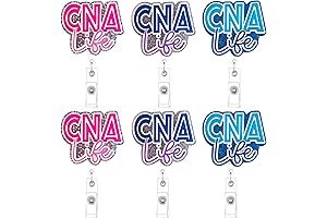 Set of 6 CNA Life Badge Reel Holders