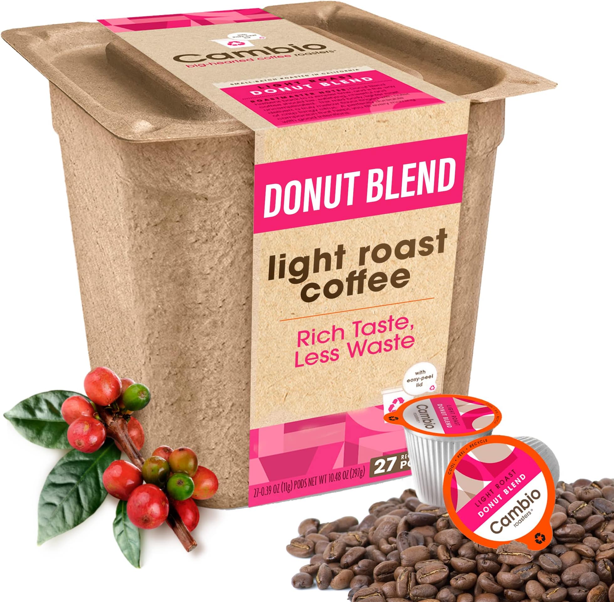 Cafe Don Pedro Colombian Supremo Low Acid Coffee Pods Compatible with Keurig Kcup