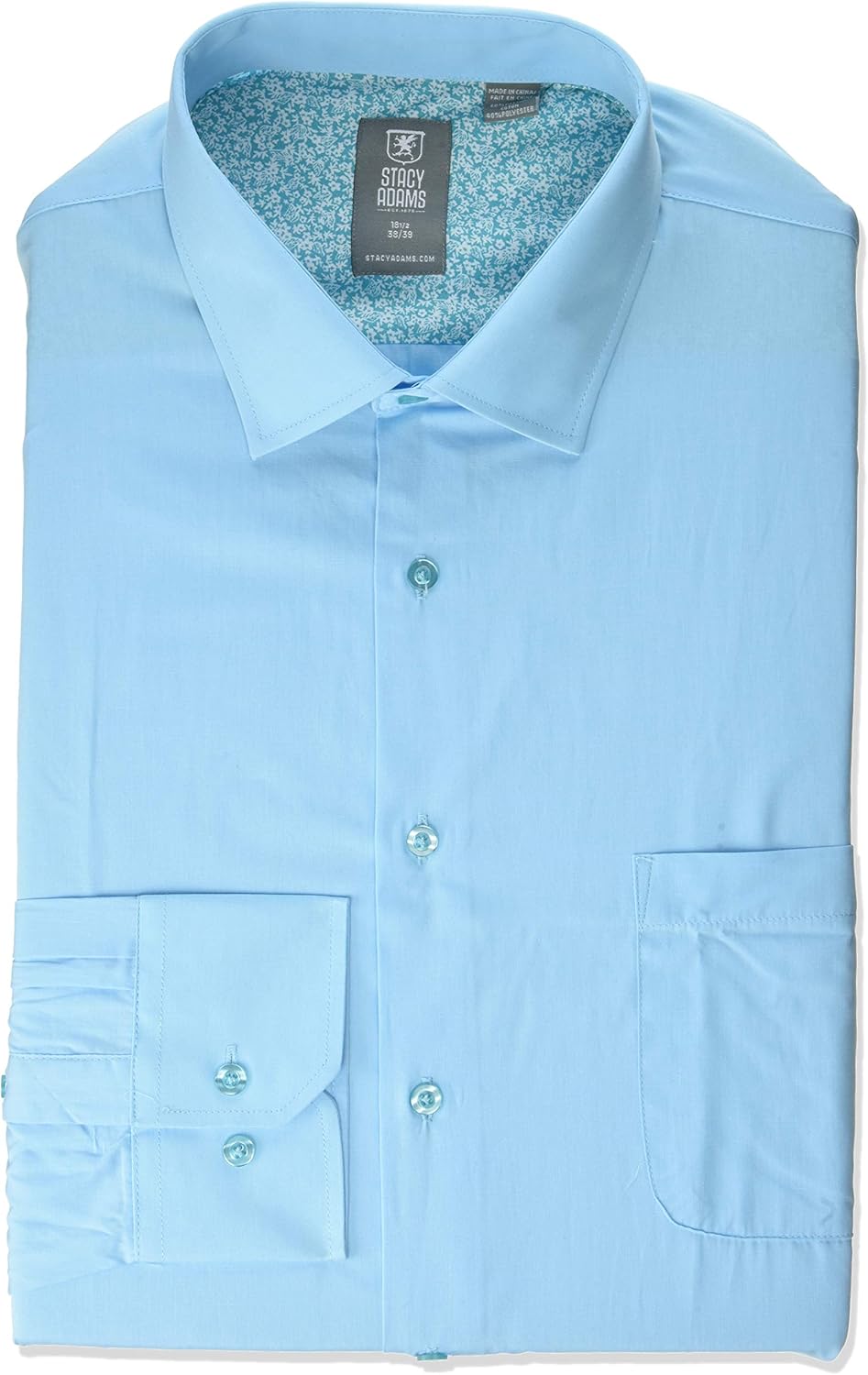 Stacy Adams Mens Big-Tall 39000 Solid Dress Shirt