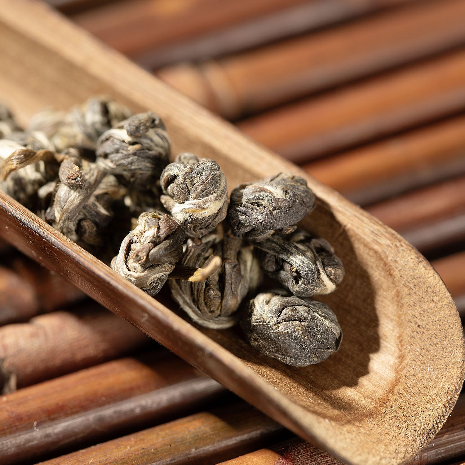 WHF Jasmine Green Tea, Premium Dragon Pearl Tea, Naturally Scented, Hand-Rolled Loose Leaf tea, Low Caffeine, 4 Ounce - Image 7