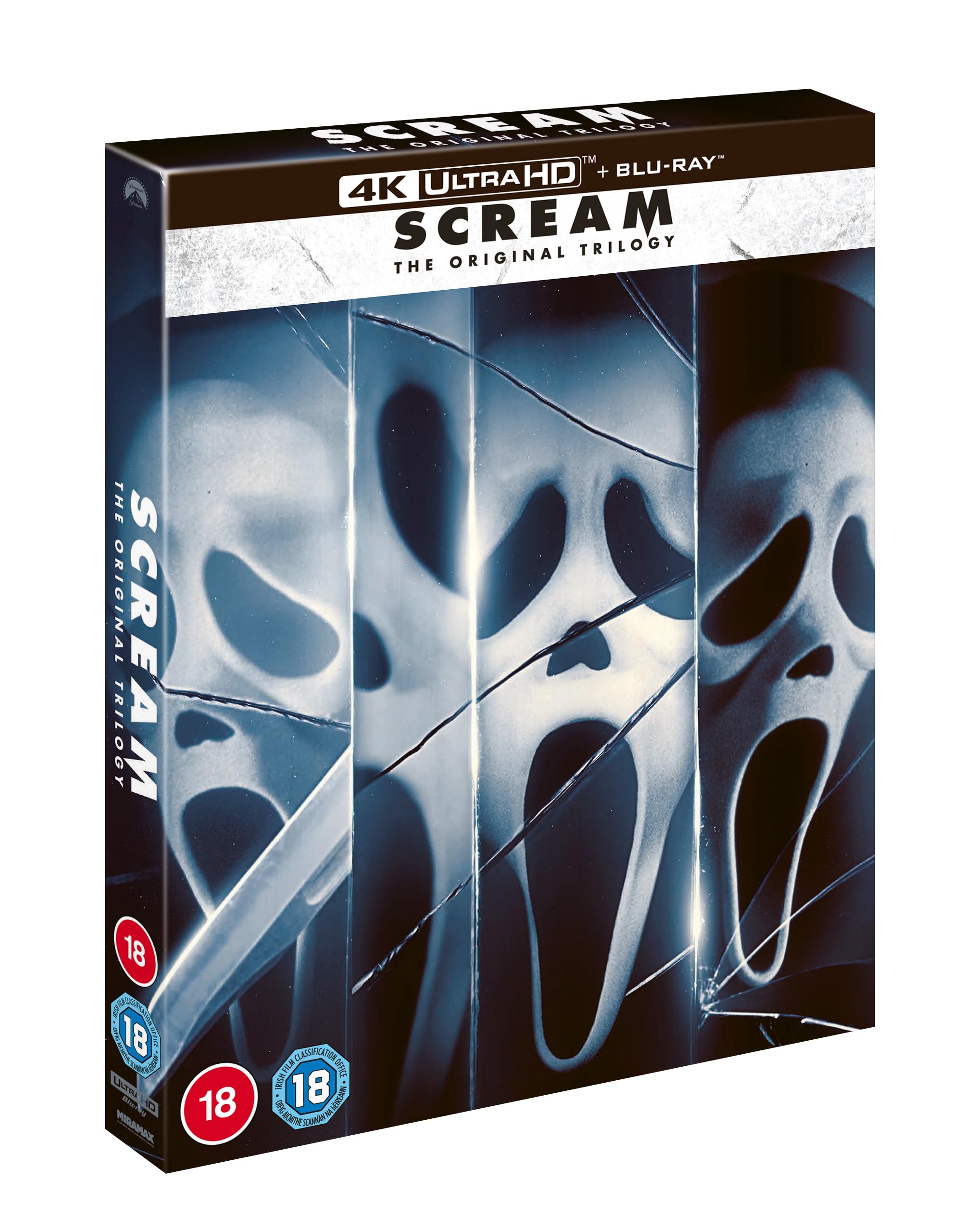 SCREAM - The Original Trilogy 4K UHD [Blu-ray] [Region A & B & C]