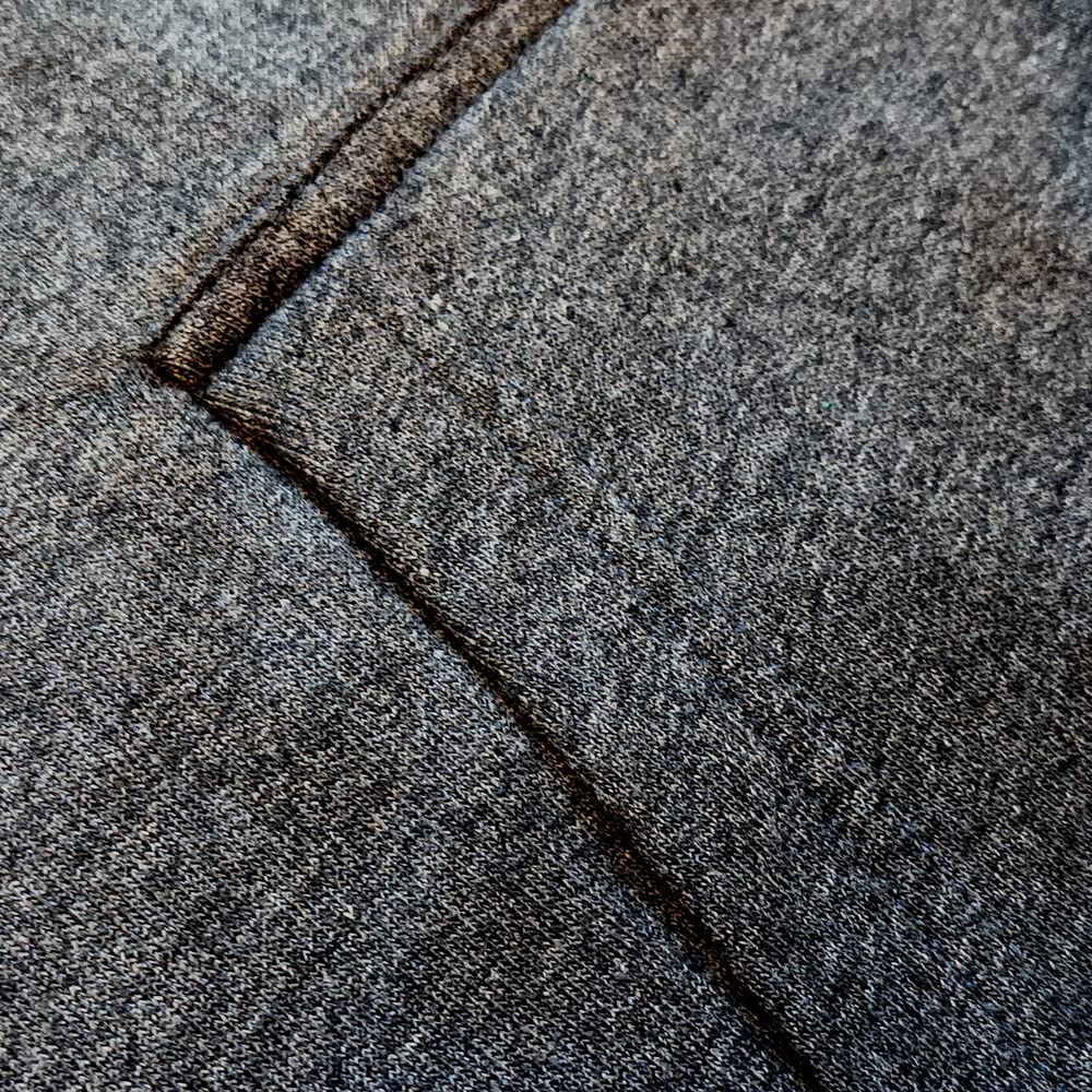 Generisch più weekend uomo felpa con cappuccio, Grigio scuro mélange, XXXL