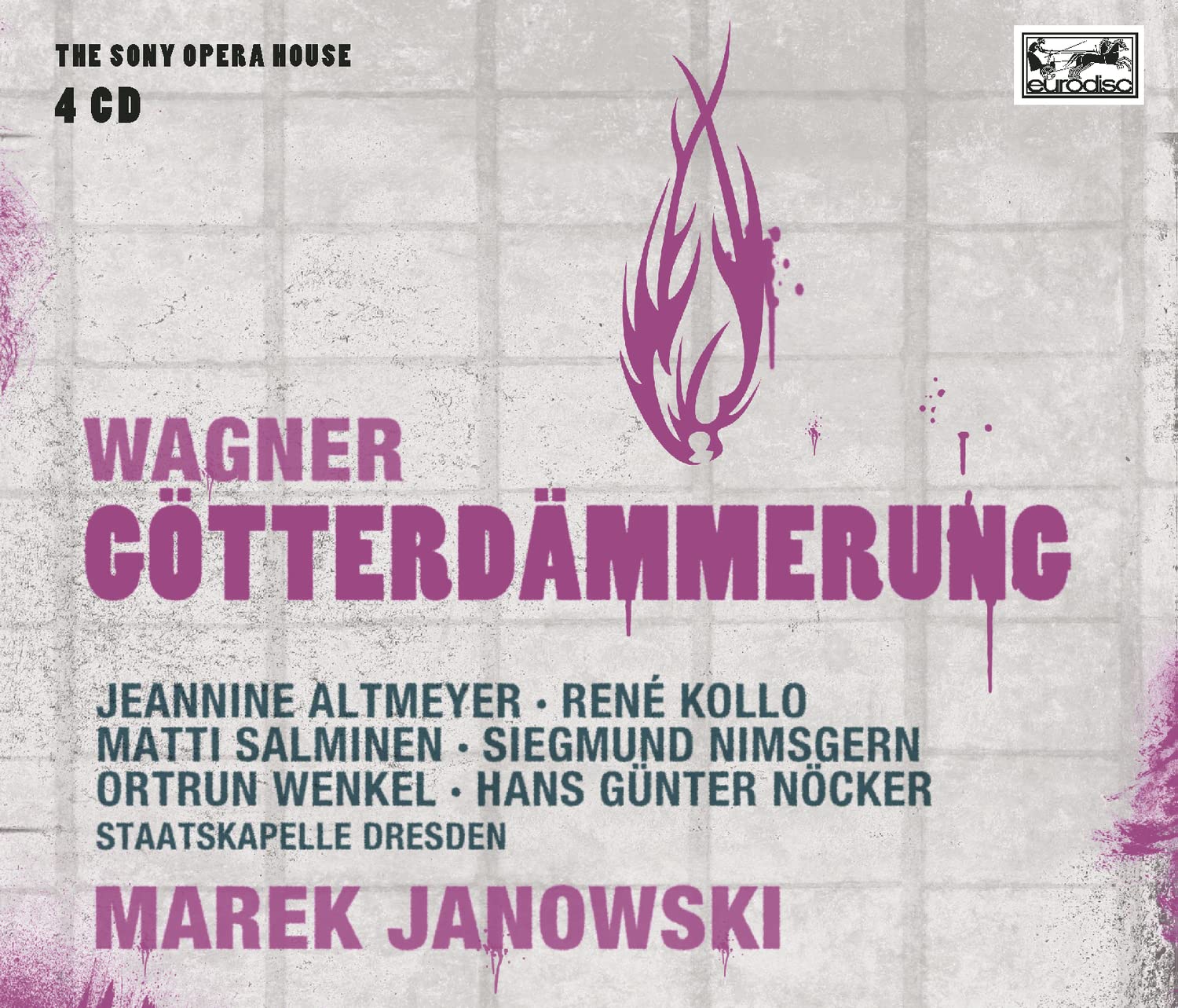 Wagner: Gotterdammerung (Sony Opera House) [Audio CD] Janowski, Marek; Richard Wagner and Marek Janowski