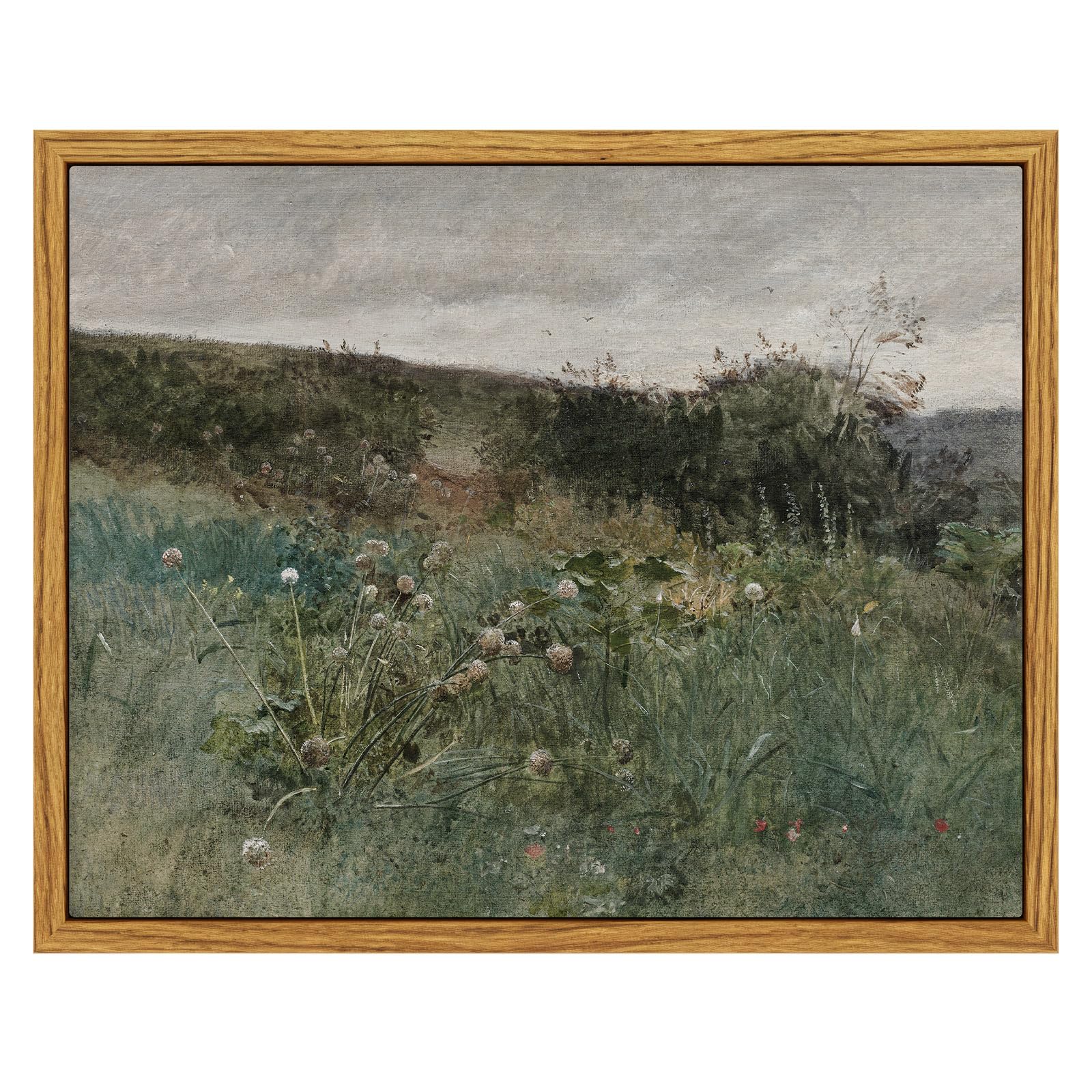 InSimSea Rustic Wall Art Room Decor, 8x10in Classical Paintings for Wall Decorations, Framed Canvas Wall Art Prints for Home Kitchen Farmhouse Bathroom Wall Decor