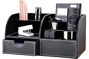 KINGFOM PU Desk Organizer: Elevate Workspace Efficiency and Organization