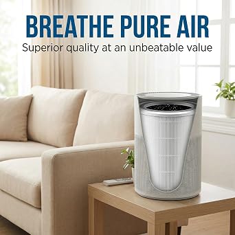 Replacement Air Filter Core 400S Compatible With LEVOIT Air Purifier Core 400 Core 400S-RF,3-In-1 Filter, H13 True HEPA Replacement Filter, Efficiency Activated Carbon(White-1 Pack)