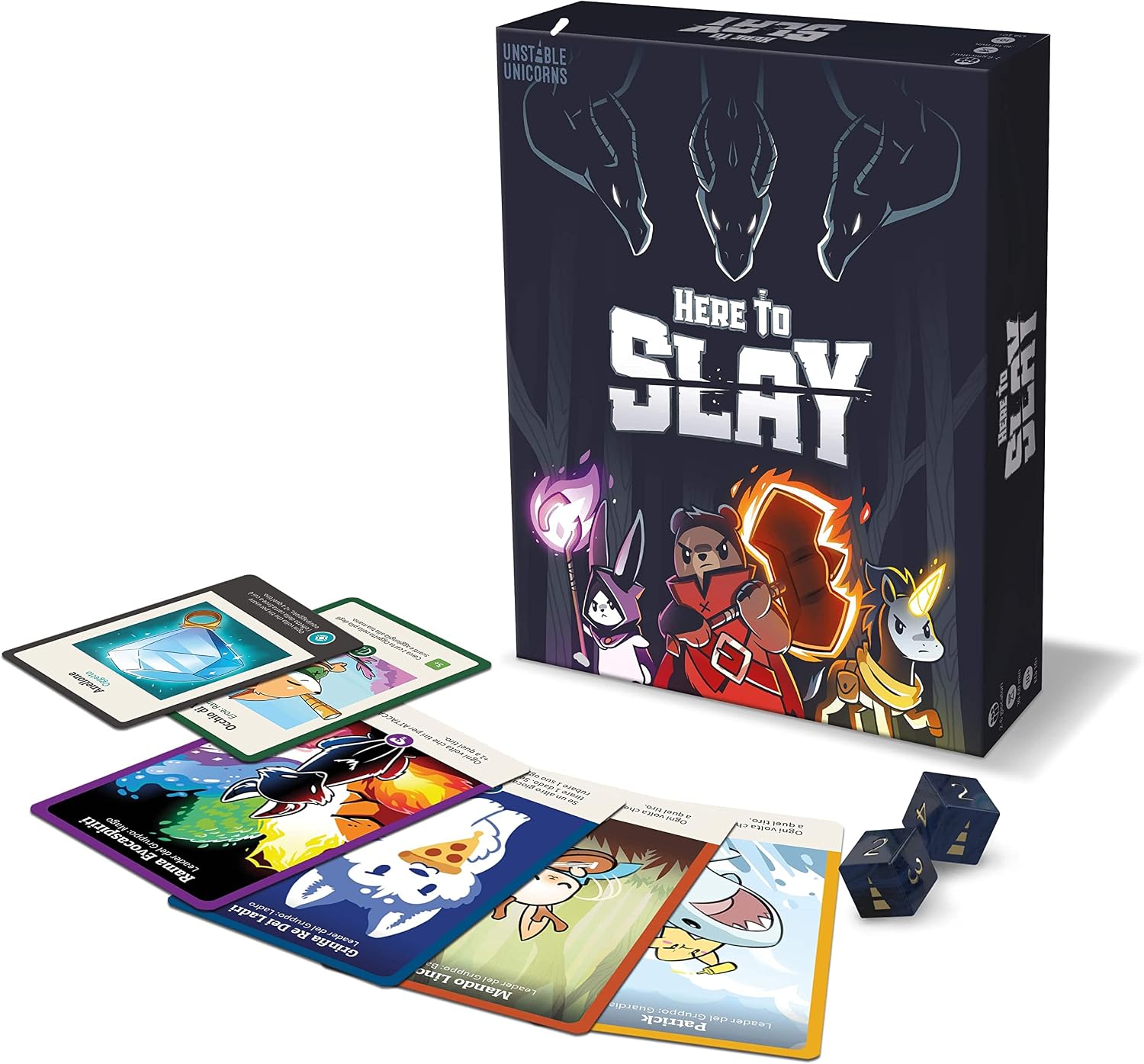 Asmodee Italia - Here to Slay, Card Game by The Creators of Unstable Unicorns, Italian Edition, 8568 image 2