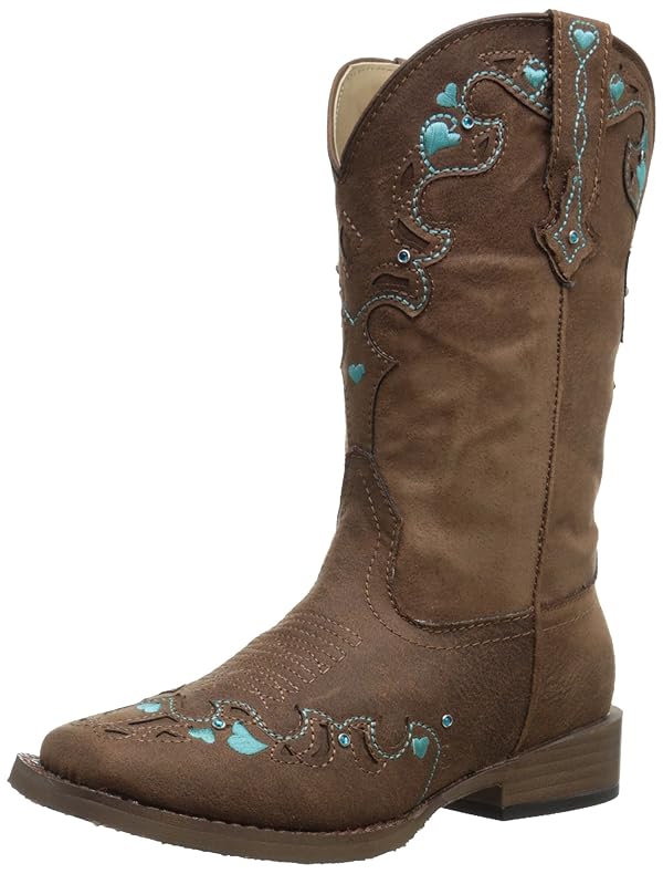 Roper Toddlers Hearts Boot, Brown, 5 by Tin Haul - Used condition - US$27.95