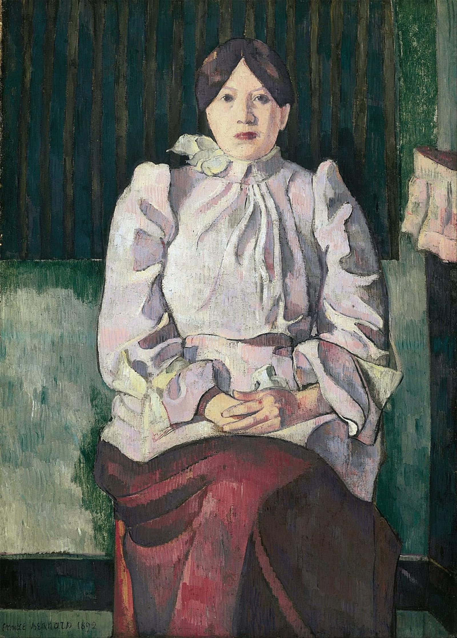 POSTERIIk Famous Animal Posters Vintage Picture Portrait of Marie Lemasson by Emile Bernard Modern Wall Decor for Home Decor 60x90cm
