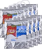 Vista 40 de Superio - Bolsas aisladas para frío y calor para entrega de alimentos, bolsas de compras de comestibles, almacenamiento de alimentos para comida