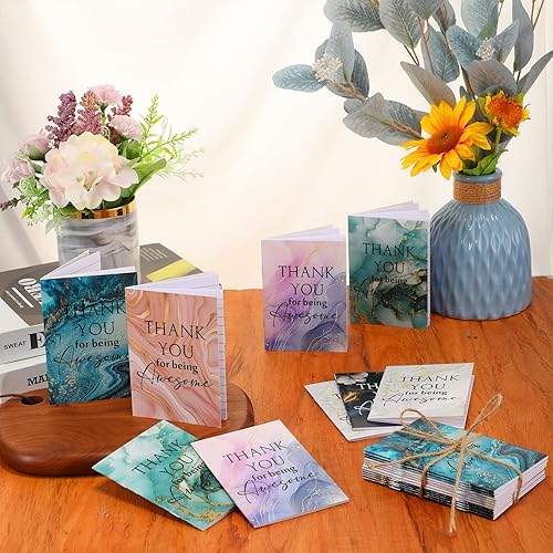 Miniatura 6 de Kosiz 48 piezas de regalos de agradecimiento a los empleados, diario inspirador a granel y bolígrafo, cuadernos motivacionales, regalos de