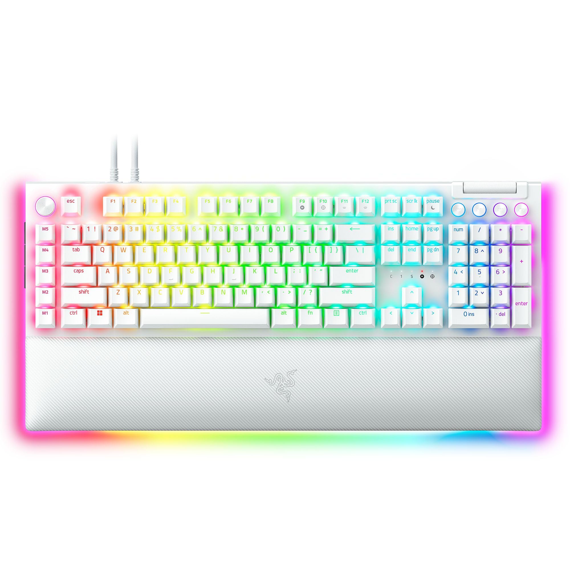 Amazon | RAZER BlackWidow V4 Pro 有線RGBキーボード ホワイト 整備