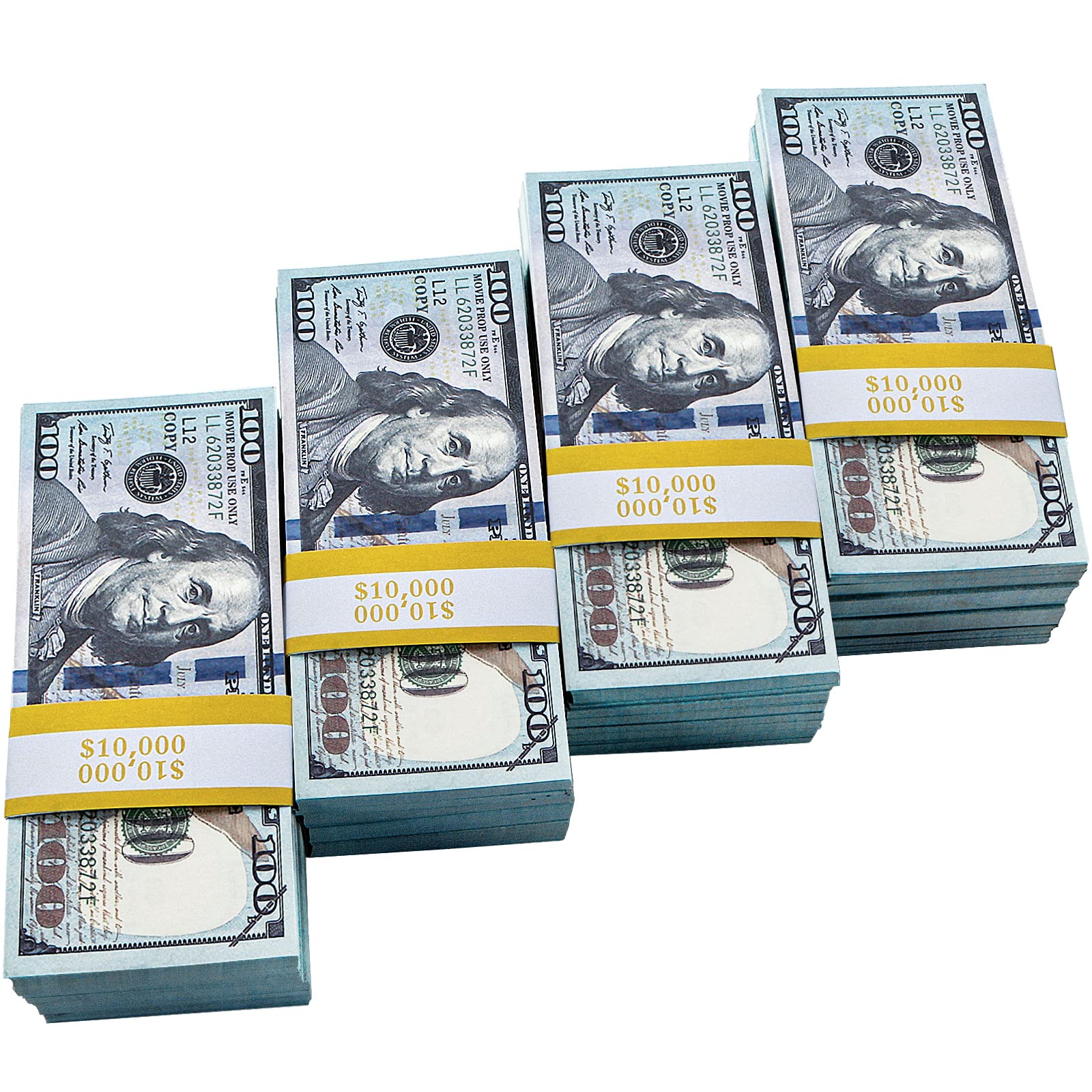 Buy Muvopct Movie Prop Money Full Print 2 Sided,100 pcs 100 Dollar