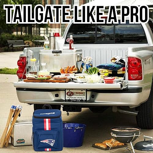 Miniatura 5 de Mochila hielera  Baúl portátil de lados suaves  Bolsa aislada con capacidad para 36 latas  Equipo de fútbol  Muestra tu espíritu de equipo con