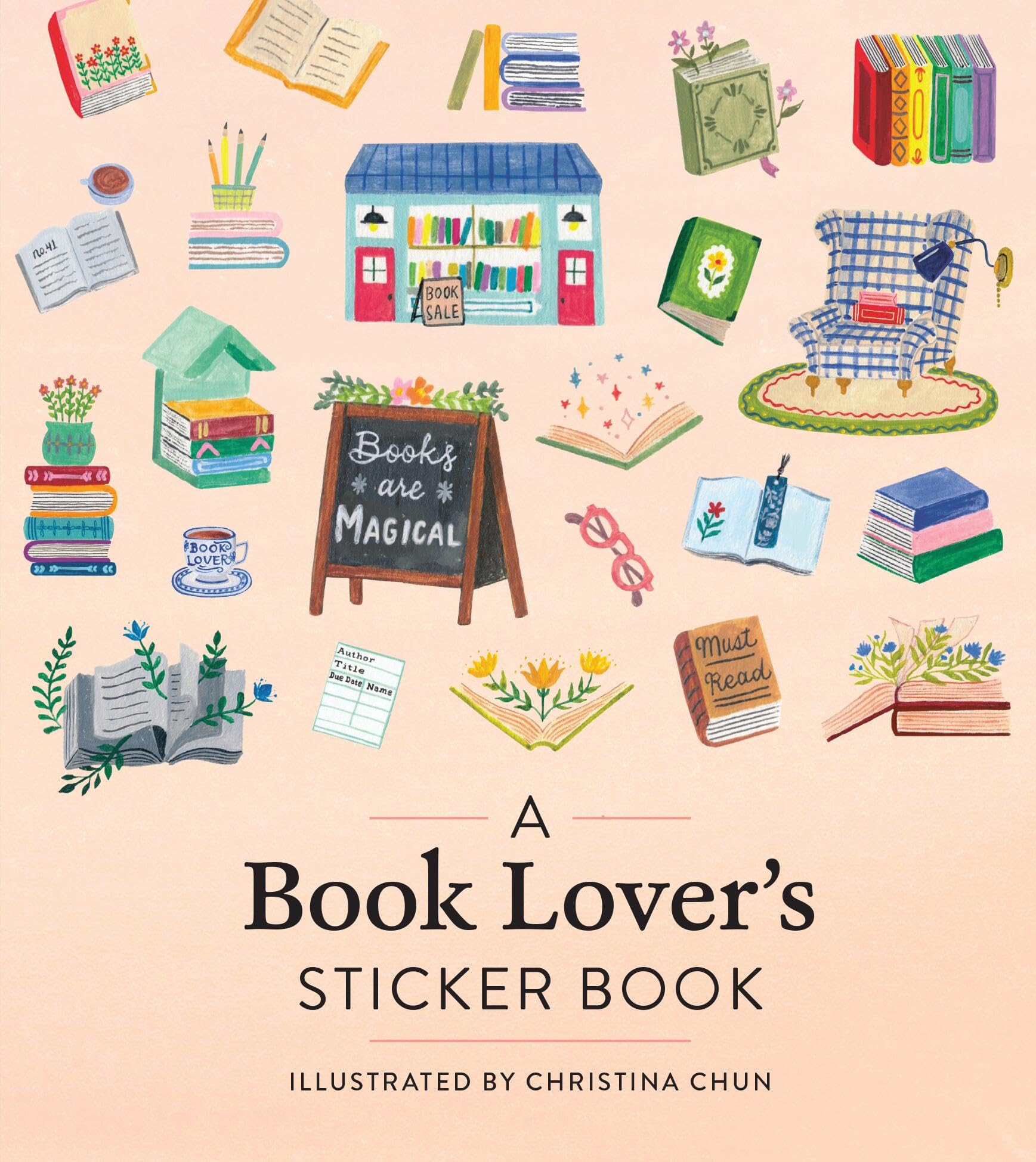 Book Lovers Sticker Book