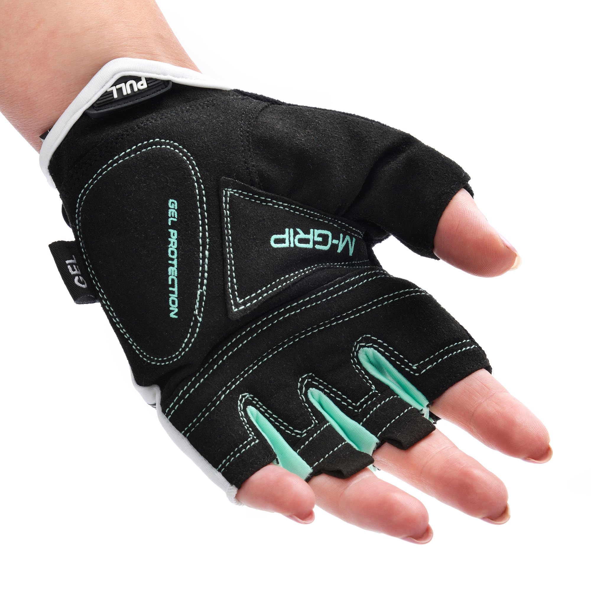 meteor radhandschuhe MTB Handschuhe Herren Gel GX31 Green Mountainbike fahrradhandschuhe - Radsporthandschuhe Damen - Downhill Wandern Fahrrad Handschuhe Kinder