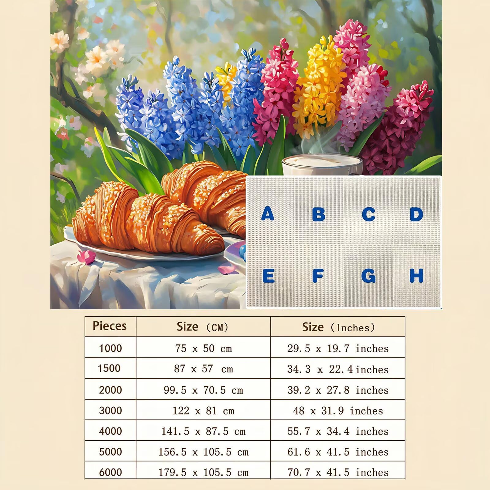 Cartone animato pane Puzzle 1500 Pezzi per Adulti, Puzzle in Legno - Collezione Classica con Poster Incluso - Sfida di Concentrazione e Passatempo Antistress, Gioco per Famiglia, 87 x 57 cm f0-538