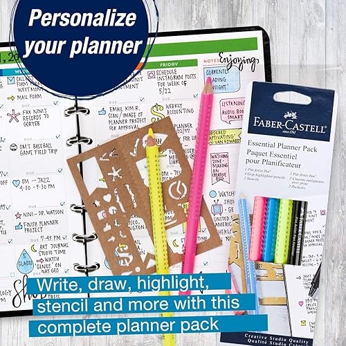 Miniatura 5 de Faber-Castell Essential Planner Pack - Kit de accesorios para planificador