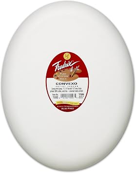 Fredrix 79995 Convexo Stretched Canvas, 16 by 20-Inch Oval