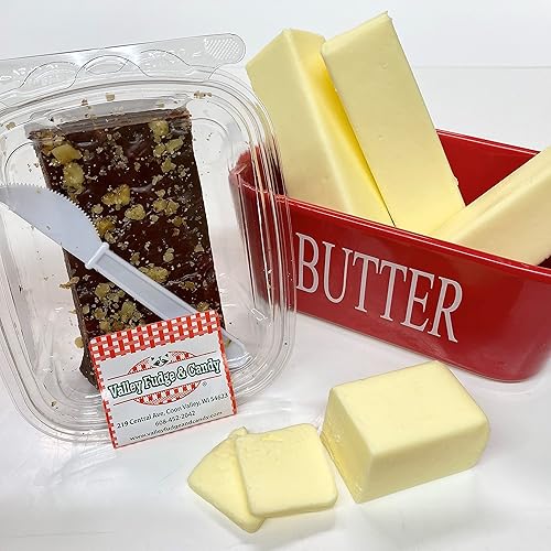 Vista 72 de Valley Fudge, chocolate con mantequilla de maní, dulce de azúcar artesanal fresco, mantequilla real, caramelo gourmet, paquete de una libra