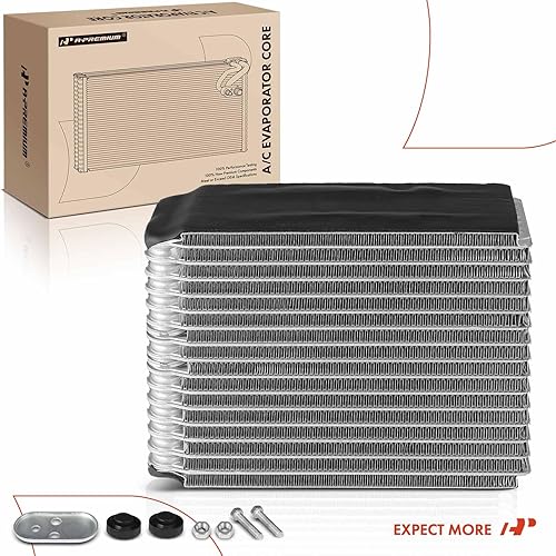 Miniatura 8 de A-Premium Núcleo de evaporador de AC delantero compatible con Toyota RAV4 1996 1997 1998 1999 2000, con placa de presión, repuesto # 8850142040