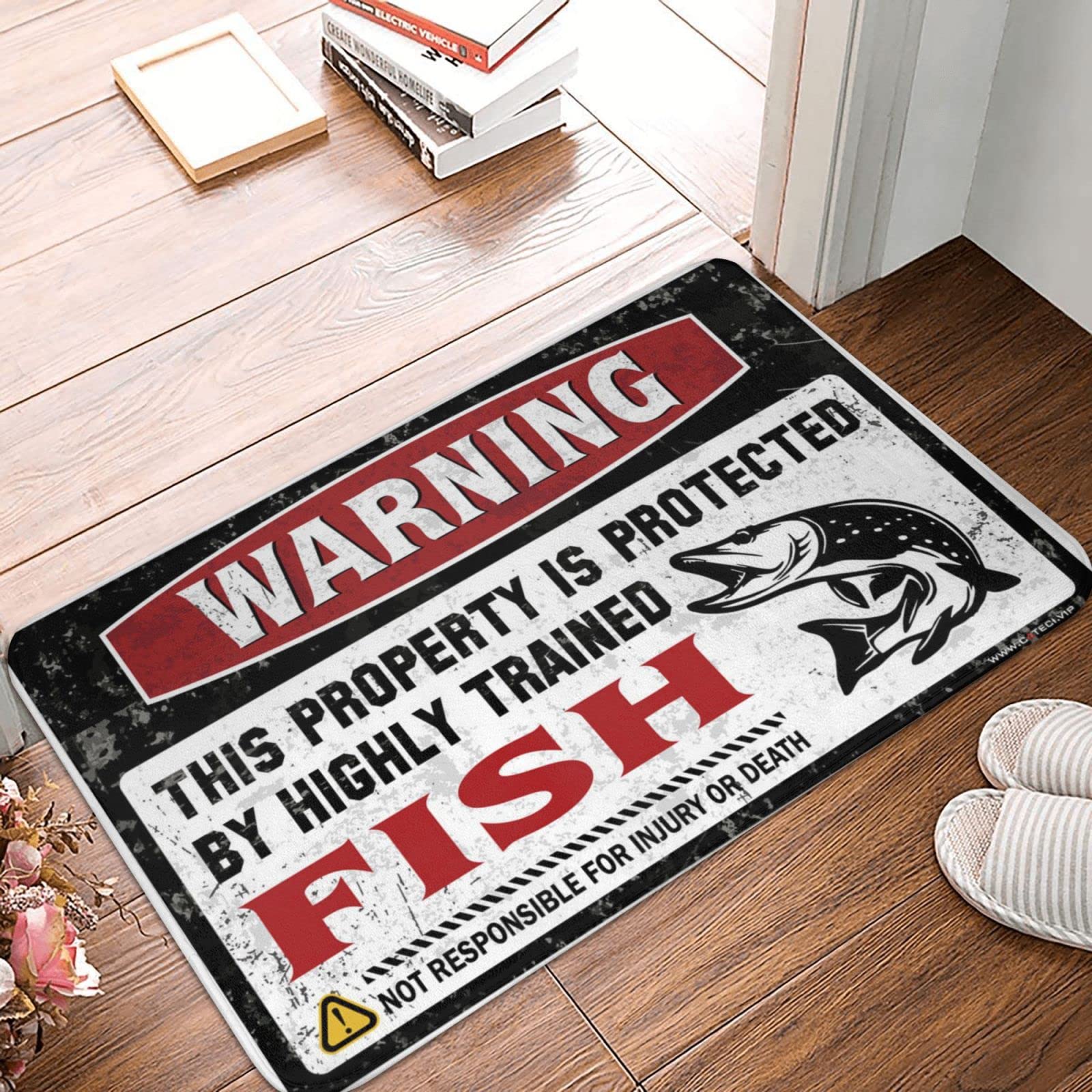 Tapis de bain de ferme cadeau crémaillère insolite | Paillasson d'entrée amusant 65x90