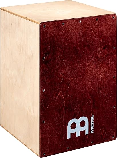 Meinl Percussion Cafe Cajon Box Drum with Snare and Bass Tone for Acoustic Music — Made in Europe — Baltic Birch Wood, Play with Your Hands, 2-Year Warranty (BC1NB)