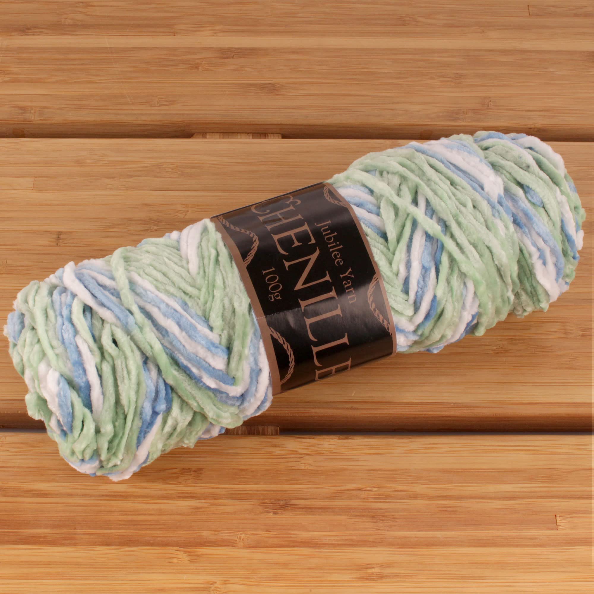 Jubileeyarn Lot De 4 Pelotes De Fil Chenille Peigné 100 G[x8385