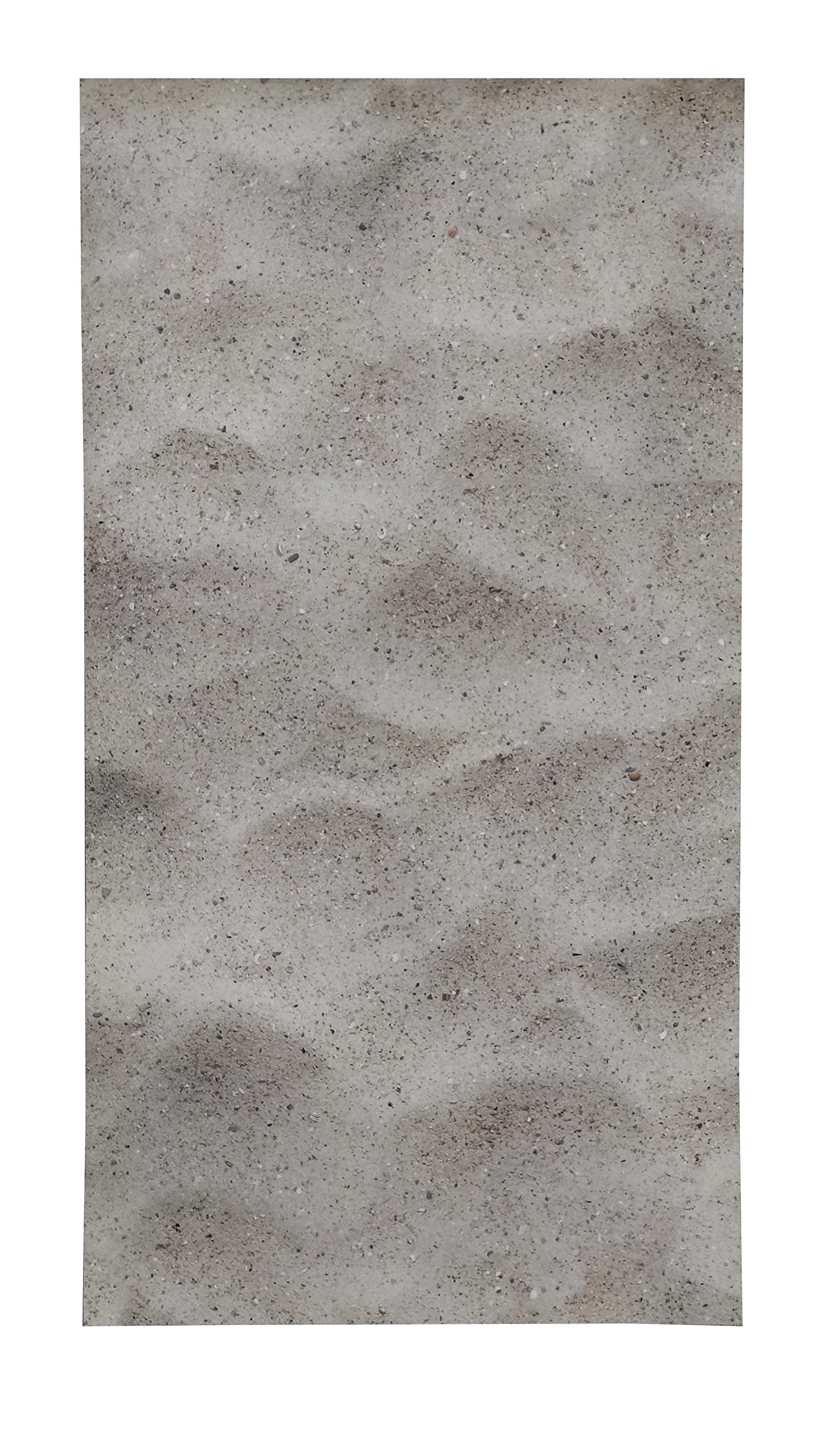 Tadi & Imperio1979 Tapis Vinyle PVC Design numérique Sable Marin Salon, Cuisine, Salon, entrée, Salle de Bain ou Chambres avec Envers PVC antidérapant et Facile à Laver, Tons Beiges (VINILARENA 02)